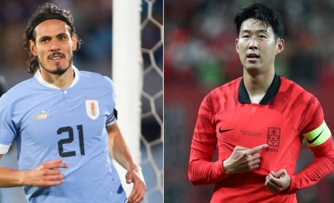 uruguay national football team vs south korea national football team lineups